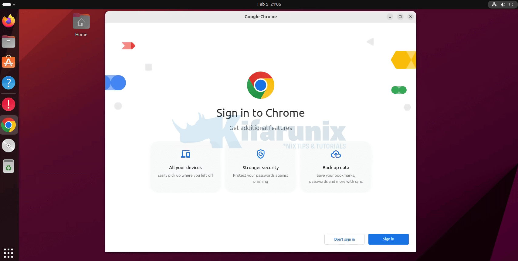 Install Google Chrome on Ubuntu 24.04