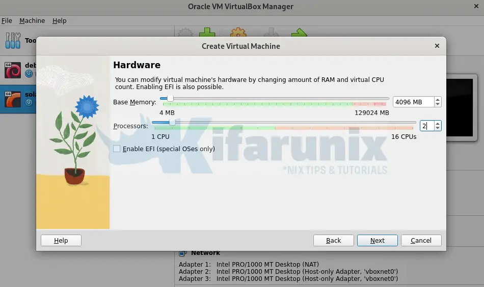 Install Ubuntu 24.04 on VirtualBox 2 ubuntu 24.04 hardware RAM CPU details