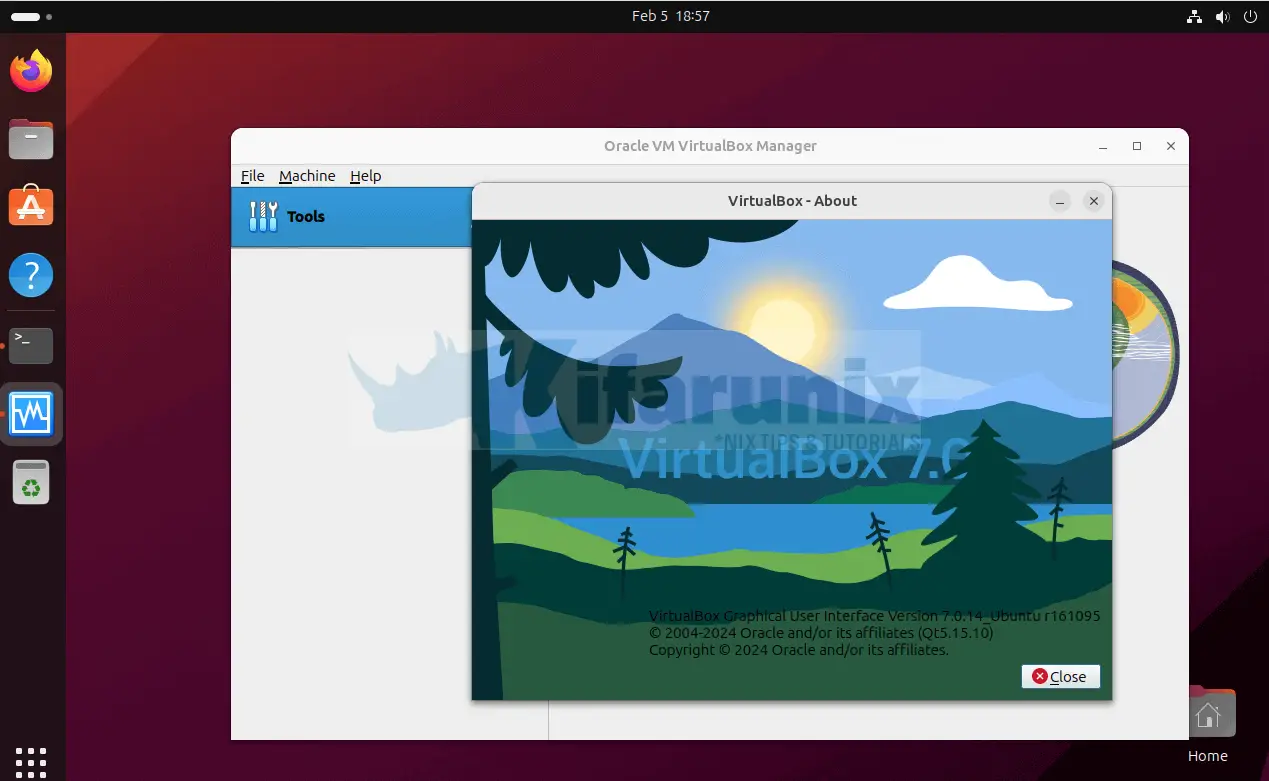 Install VirtualBox 7 on Ubuntu 24.04