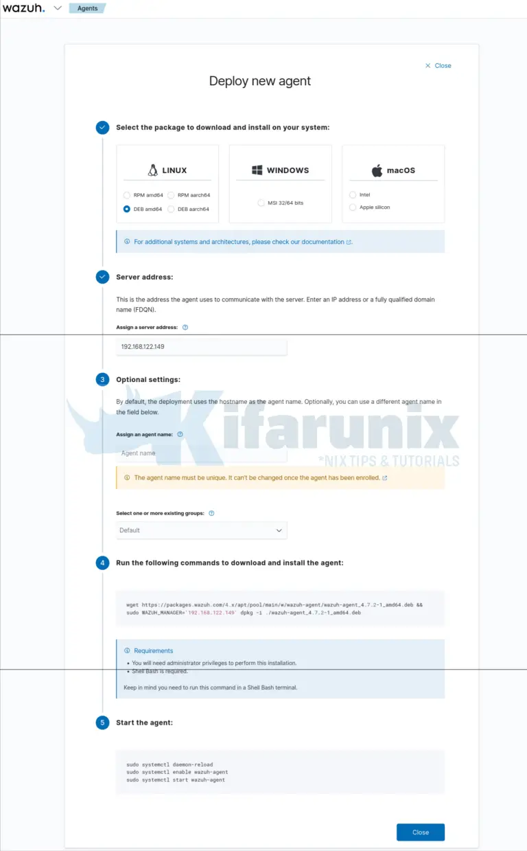 Easy Way to Install Wazuh Agents on Ubuntu/Debian - kifarunix.com