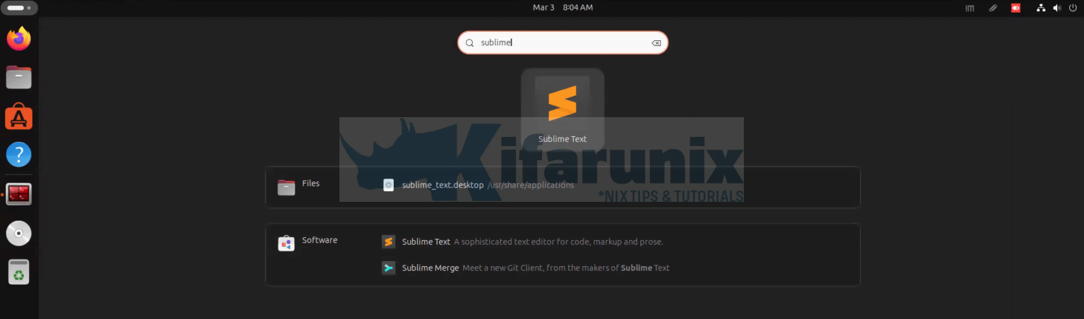 Sublime Application Install Sublime Text on Ubuntu 24.04 - kifarunix.com