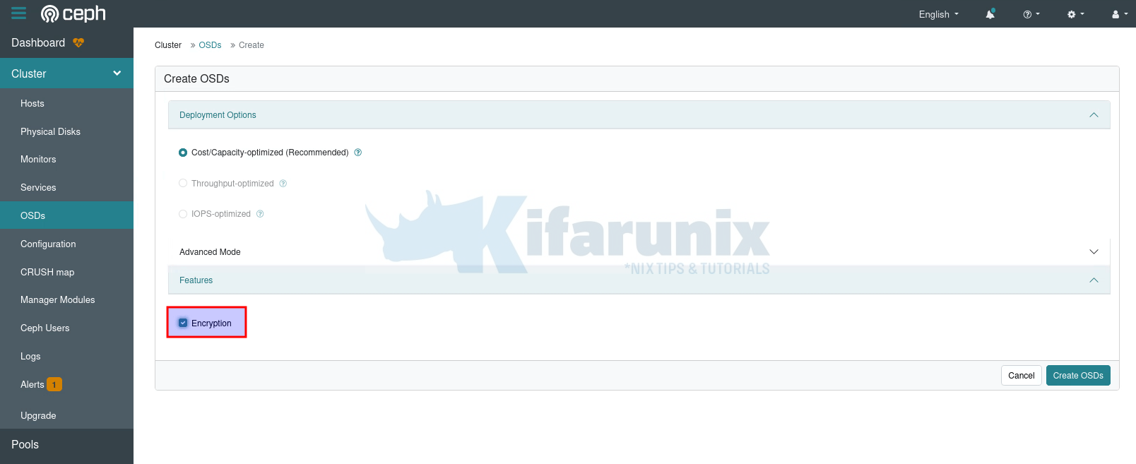 How to Encrypt Data at Rest on Ceph Cluster OSD - kifarunix.com