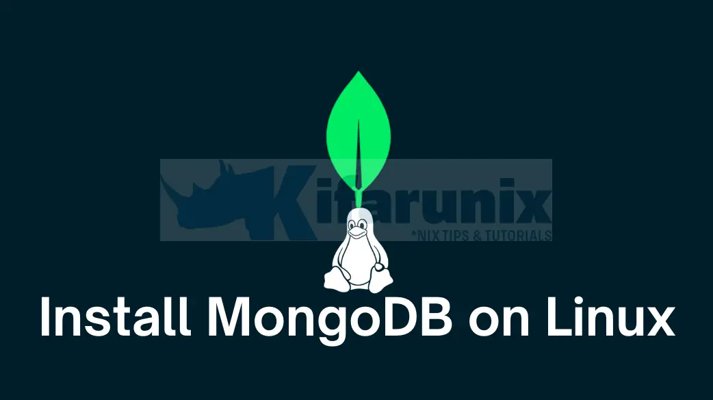 install mongodb