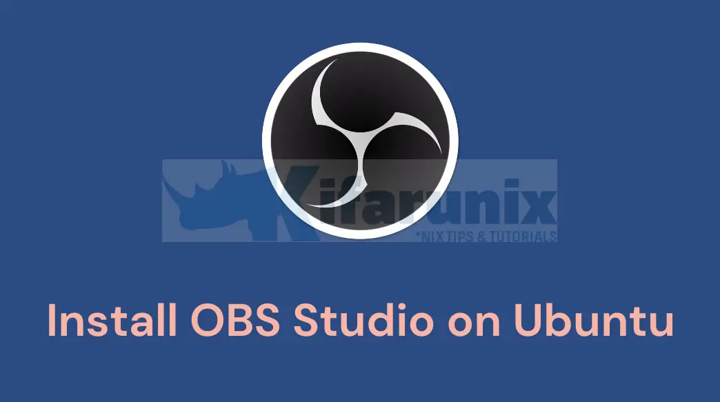 Home 23 install obs studio ubuntu 24.04