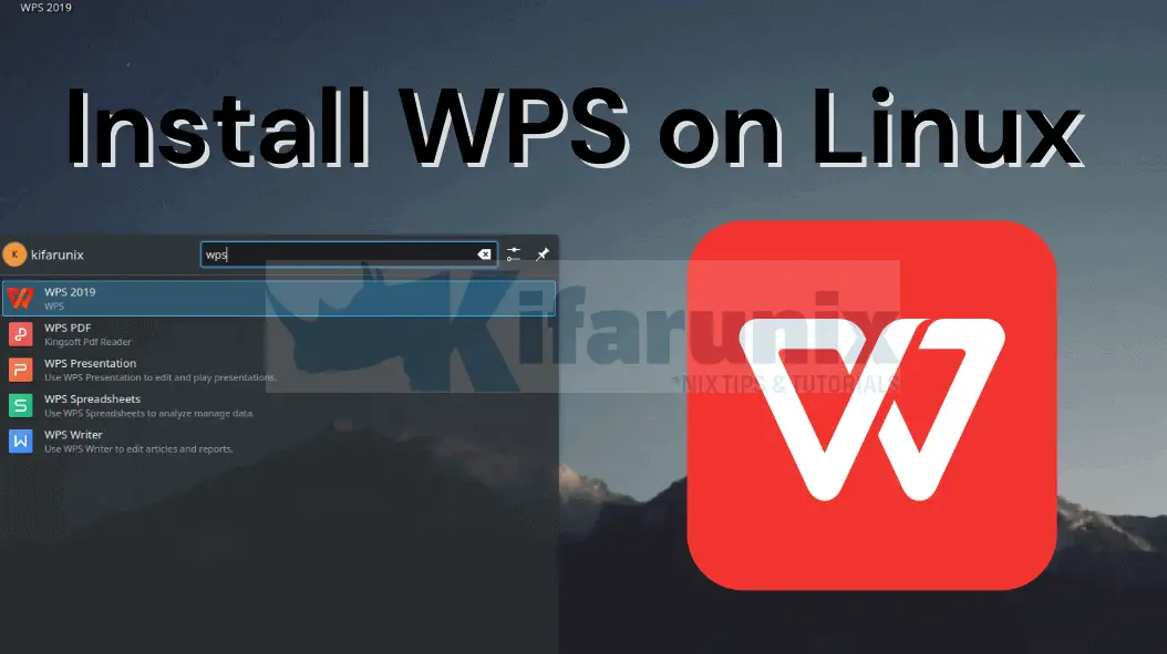 Home 22 install wps ubuntu