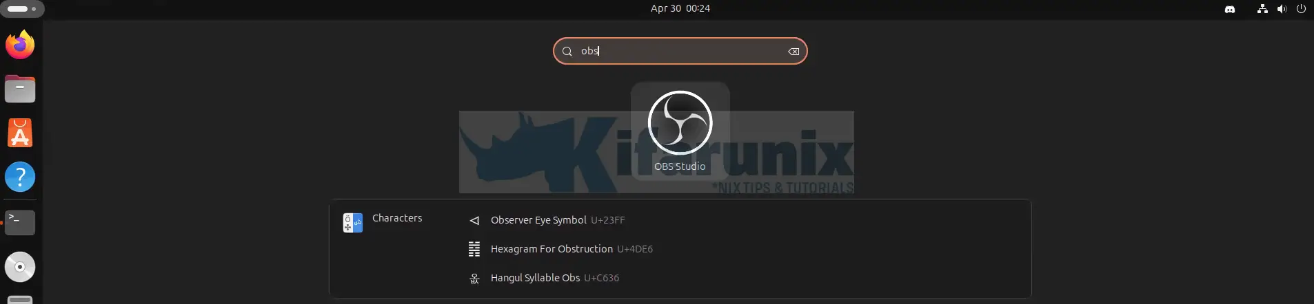 How to Install OBS Studio on Ubuntu 24.04 2 run obs studio ubuntu 24.04