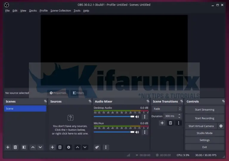 How To Install Obs Studio On Ubuntu 24 04 Kifarunix How To Install Obs Studio On Ubuntu 24 04 Kifarunix