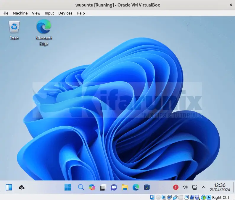 Install Wubuntu Linux on VirtualBox 8 wubuntu desktop