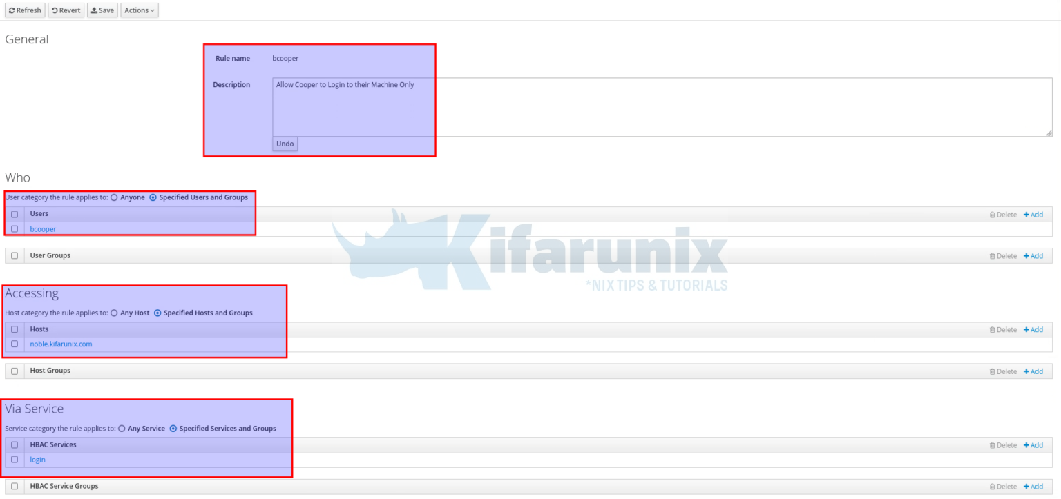 Configure Host-Based Access Control on FreeIPA Server - kifarunix.com