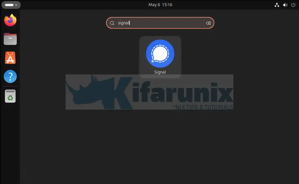 Install Signal Messenger on Ubuntu 24.04 2 launch signal ubuntu 24.04