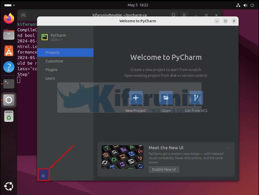 Quick ways to Install PyCharm IDE on Ubuntu 24.04 3 pycharm settings