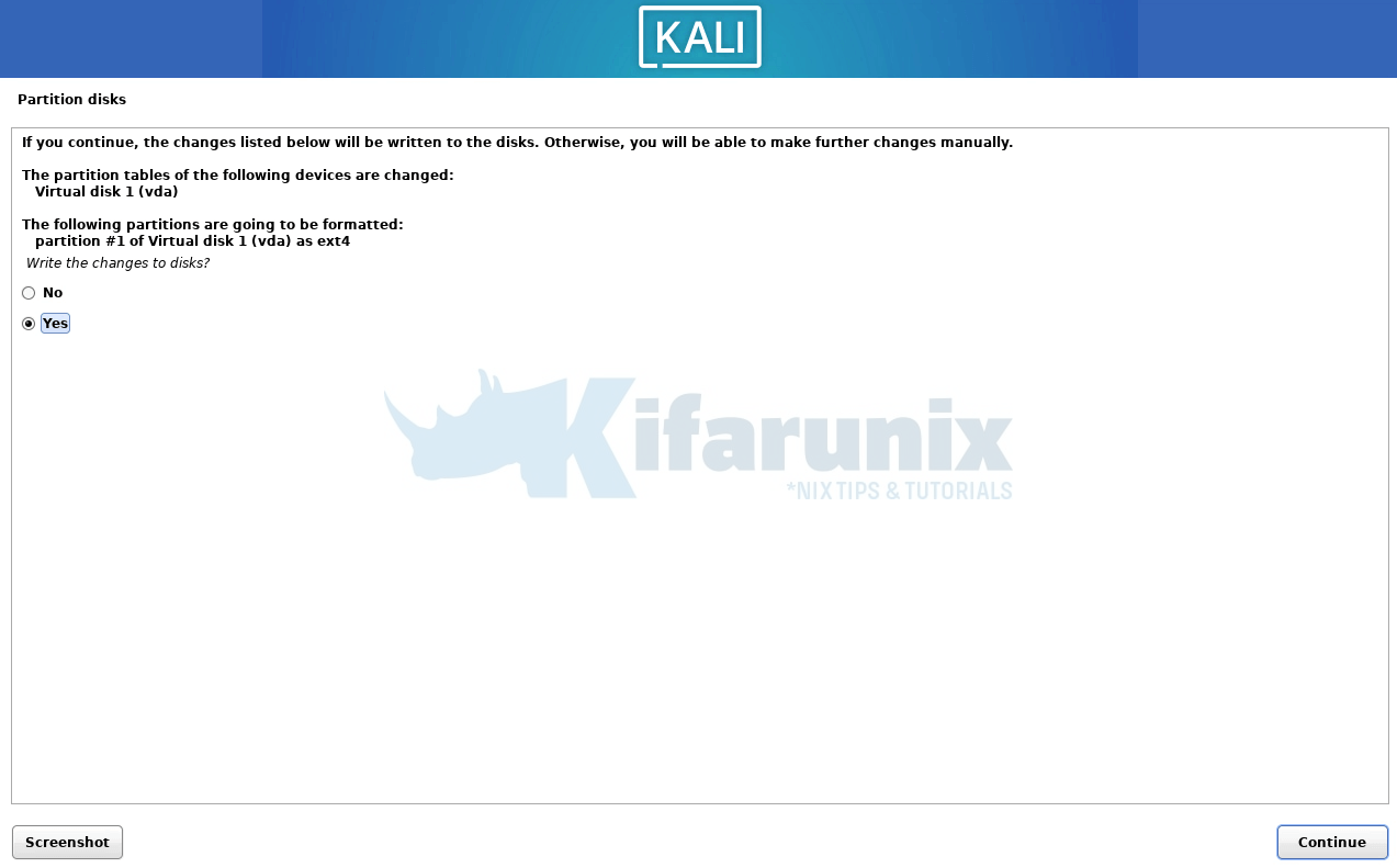 How to Import Kali Linux Image into OpenStack (2024.x): A Complete Guide 10 11.write changes to disk