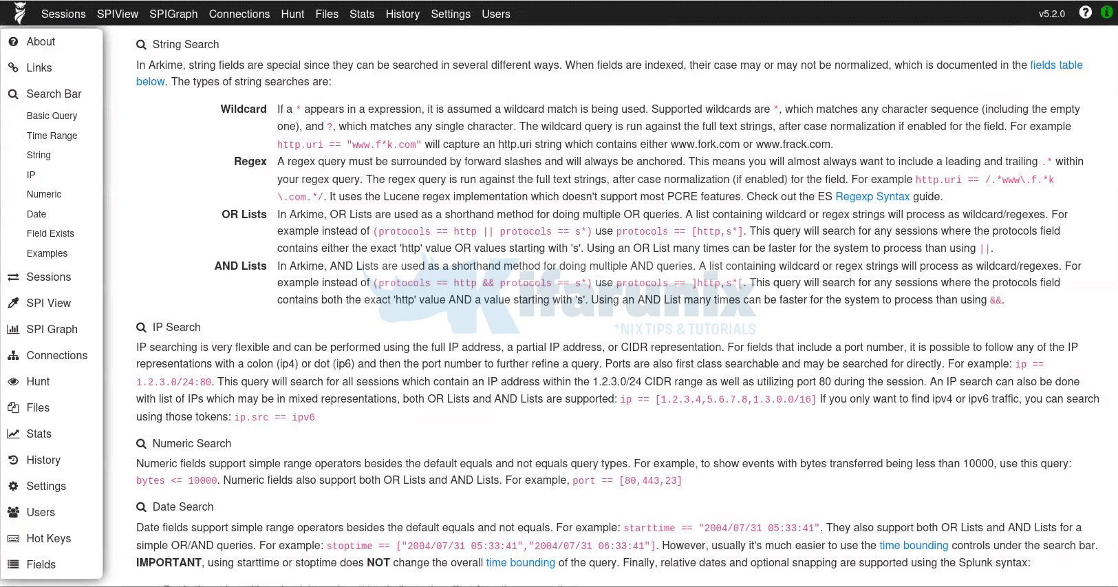 How to Install Arkime with Elasticsearch 8 on Ubuntu 24.04 4 arkime help page