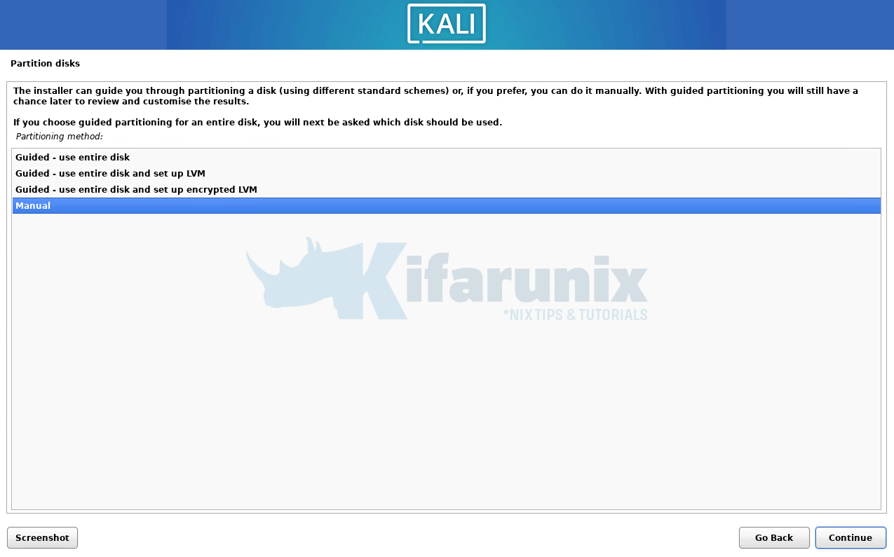 How to Import Kali Linux Image into OpenStack (2024.x): A Complete Guide 1 kali linux manual disk partitioning