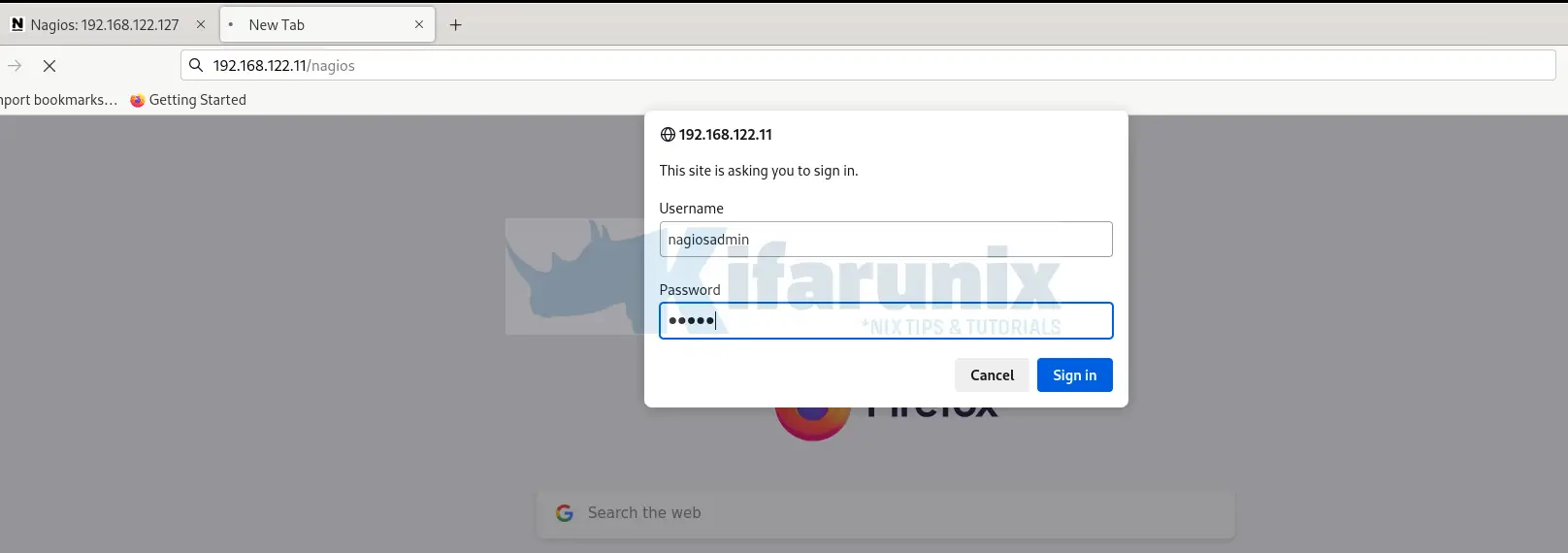 Full Automation of Nagios Monitoring Setup with Ansible 3 nagios deployment via ansible login page on RHEL