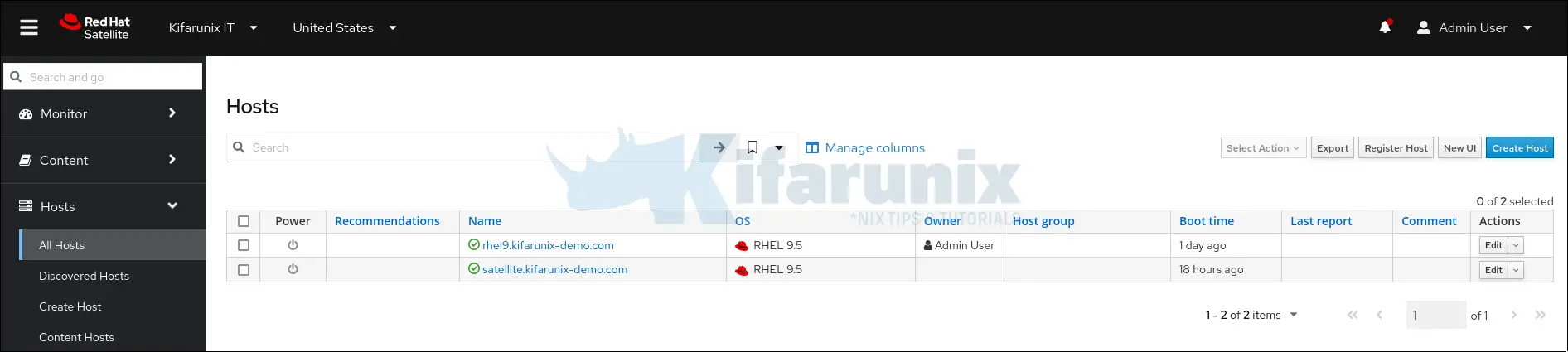 How to Register and Patch RHEL Hosts using Satellite Server 7 host registration verification