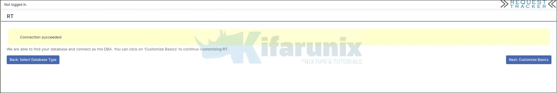 Install Request Tracker (RT) on Ubuntu 24.04 5 RT database connection