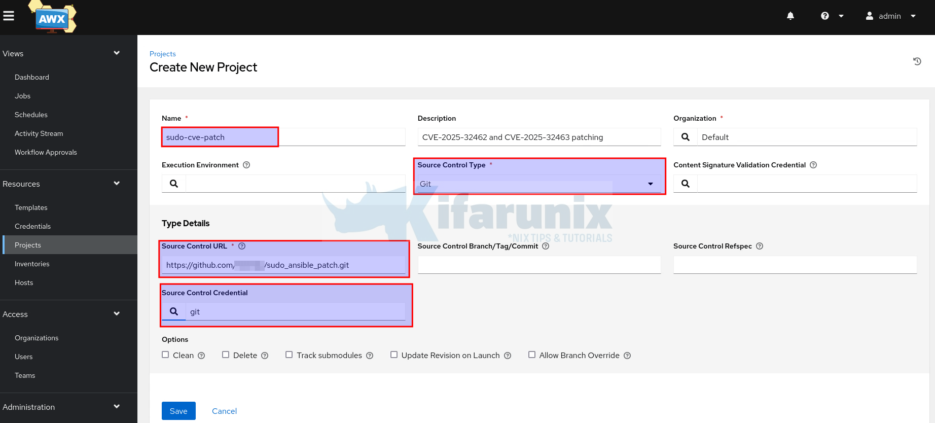 Patch Sudo CVEs 2025-32462 & 2025-32463 using Ansible AWX