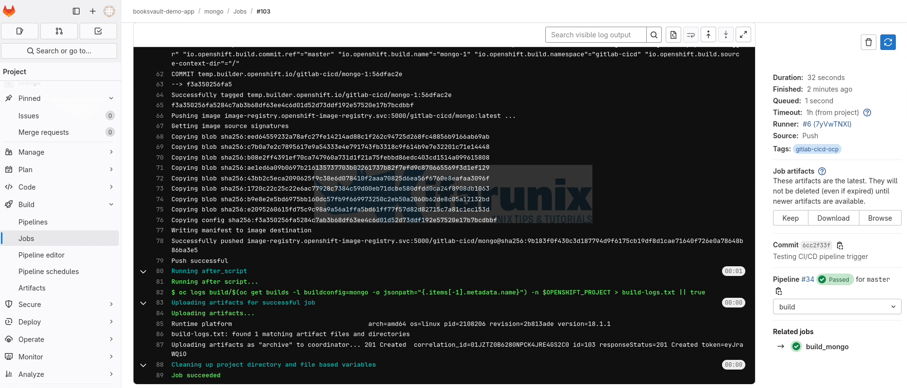 Automate OpenShift Deployments with GitLab CI/CD Pipelines