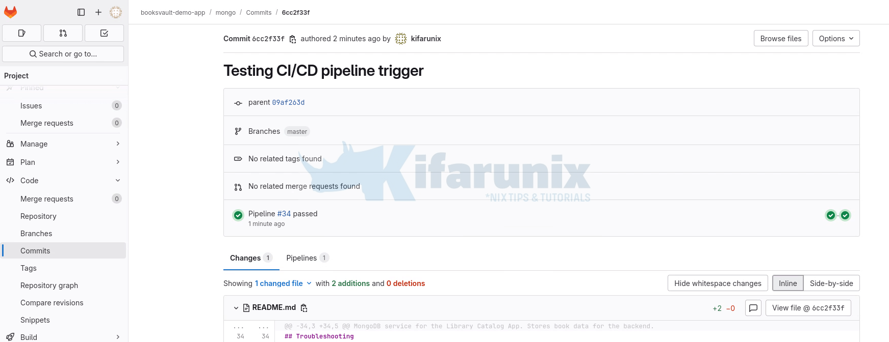 gitlab cicd pipeline jobs