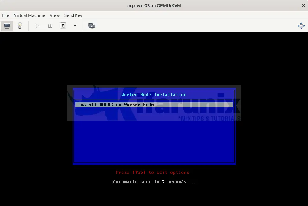 boot worker nodes ocp upi
