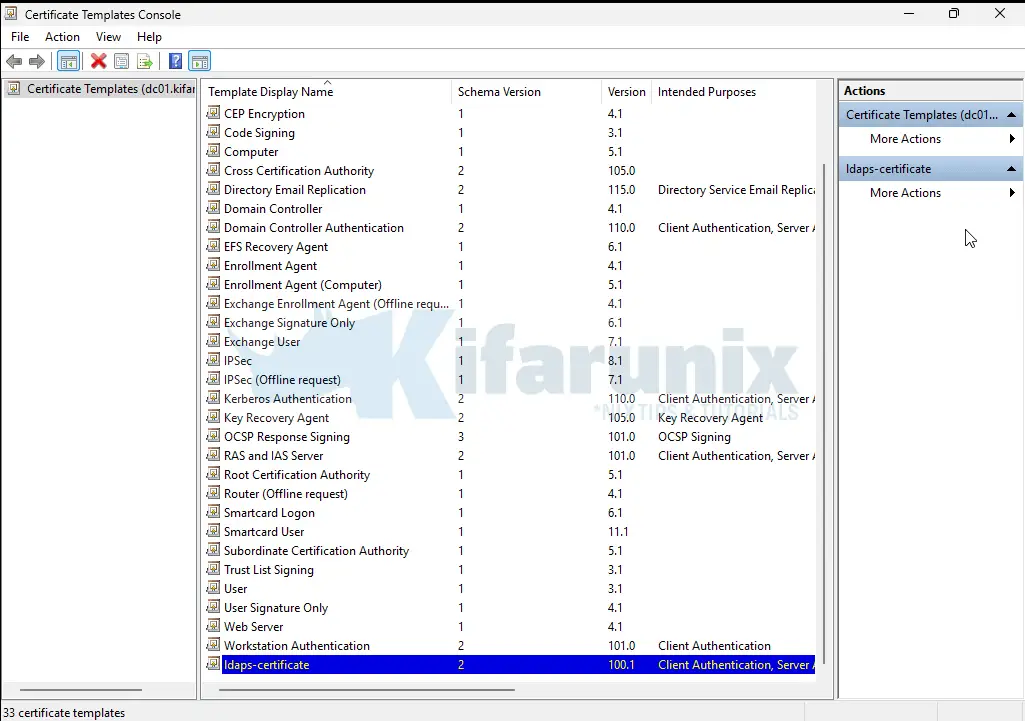 duplicate certificate authority template
