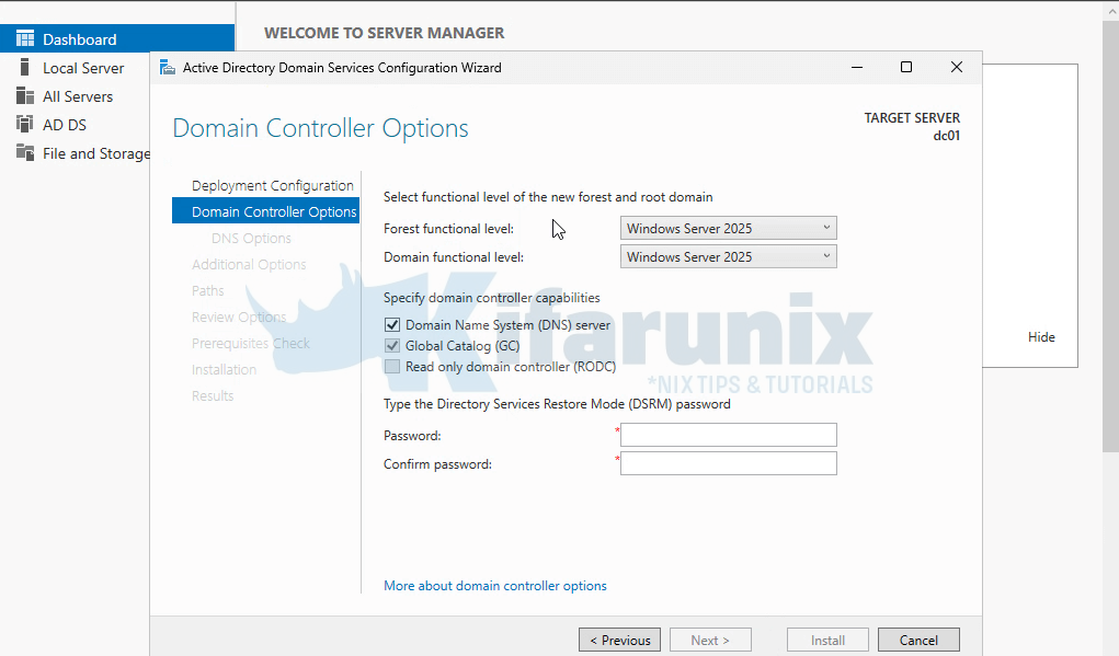 Configure Domain Install and Set Up Active Directory on Windows Server 2025 with LDAPS ...
