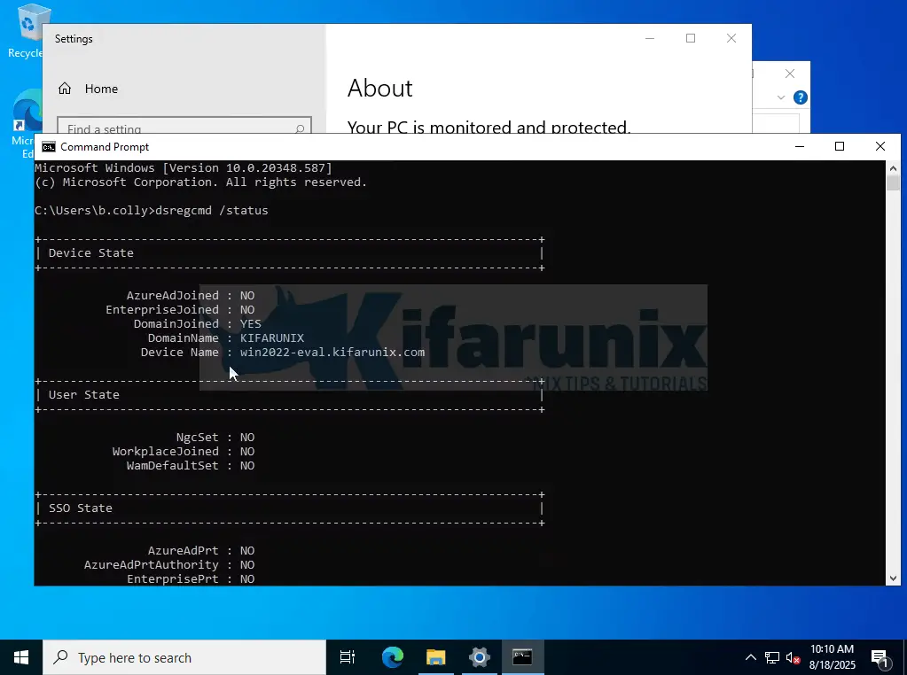 Install and Set Up Active Directory on Windows Server 2025 with LDAPS 14 Install and Set Up Active Directory on Windows Server 2025 with LDAPS