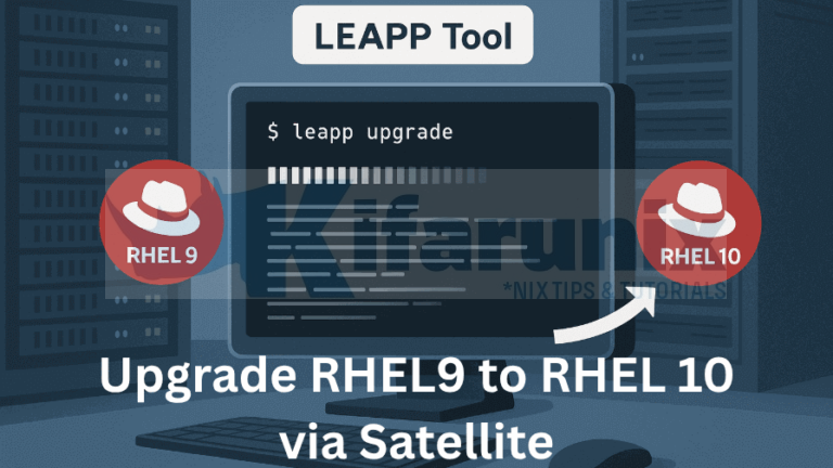 Rhel File Lock Upgrade RHEL 9 to RHEL 10 using LEAPP Tool - kifarunix.com