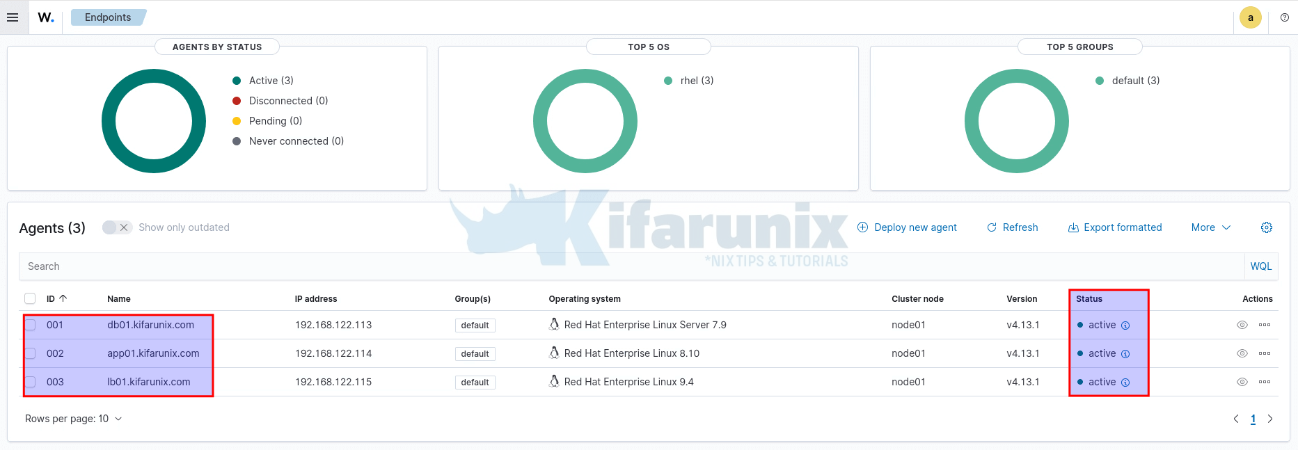 Home 33 Install Wazuh Agent on RHEL