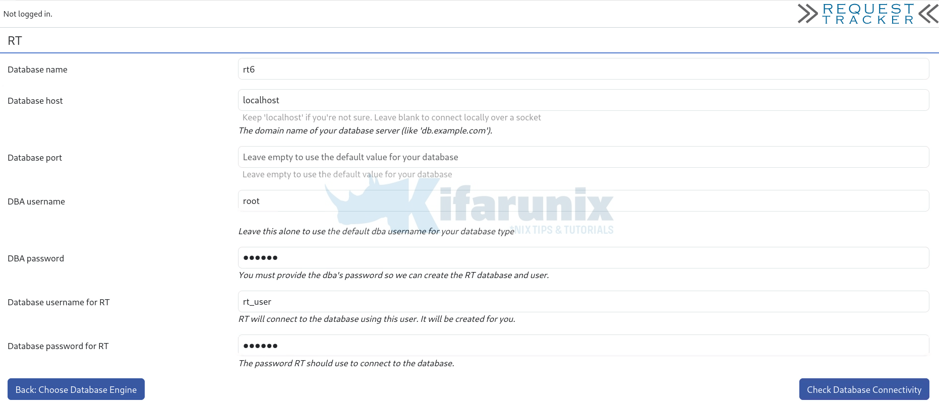 Install Request Tracker (RT) with MariaDB on CentOS 8 2 Install Request Tracker on AlmaLinux/Rocky Linux