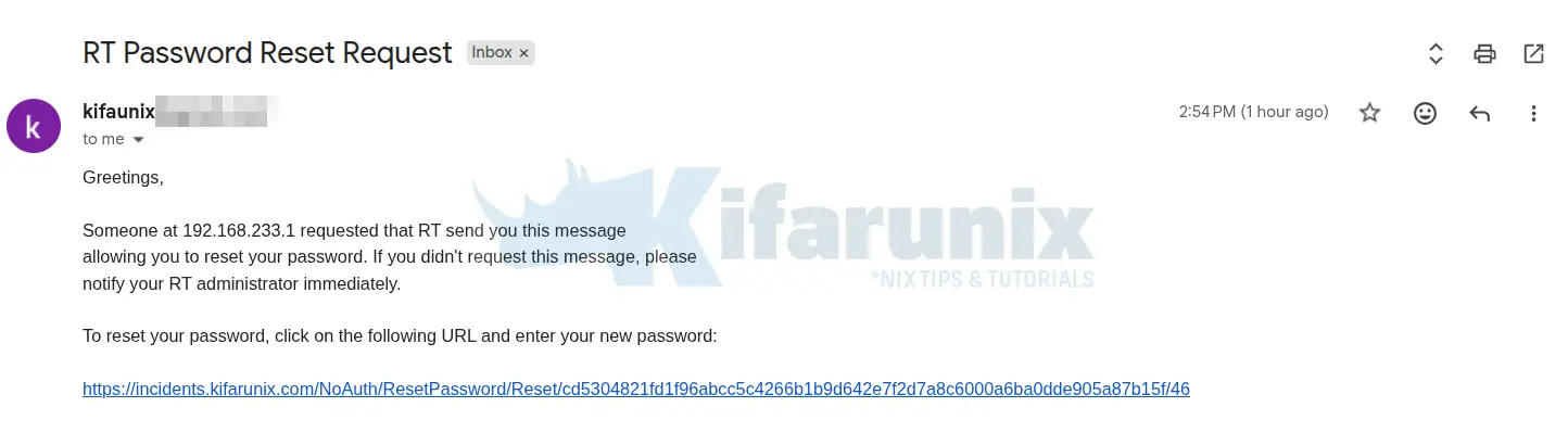 How to Enable Self-Service Password Reset in Request Tracker (RT) 5 How to Enable Self-Service Password Reset in Request Tracker (RT)