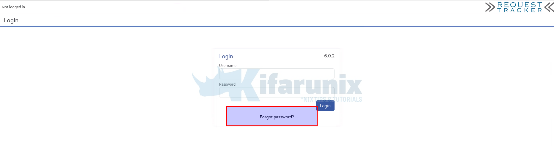 How to Enable Self-Service Password Reset in Request Tracker (RT)