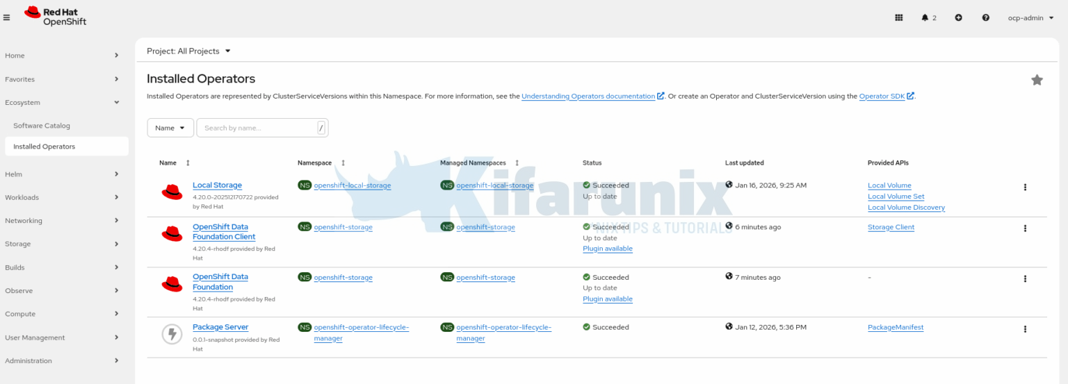 How to Install and Configure OpenShift Data Foundation on OpenShift 4. ...