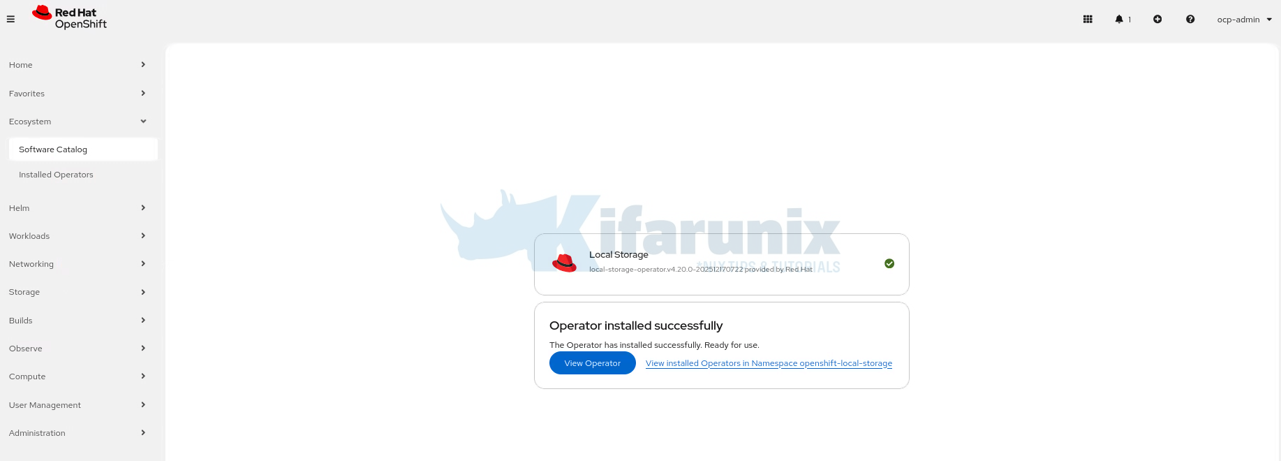 Install and Configure OpenShift Data Foundation (ODF) on OpenShift