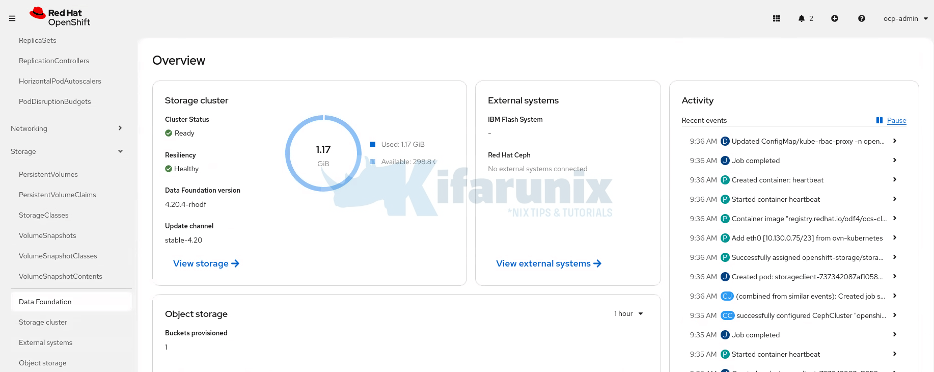 Install and Configure OpenShift Data Foundation