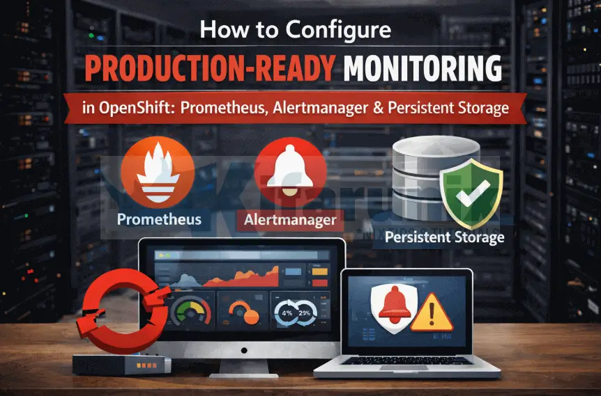 How to Configure Production-Ready Monitoring in OpenShift: Prometheus, Alertmanager & Persistent Storage