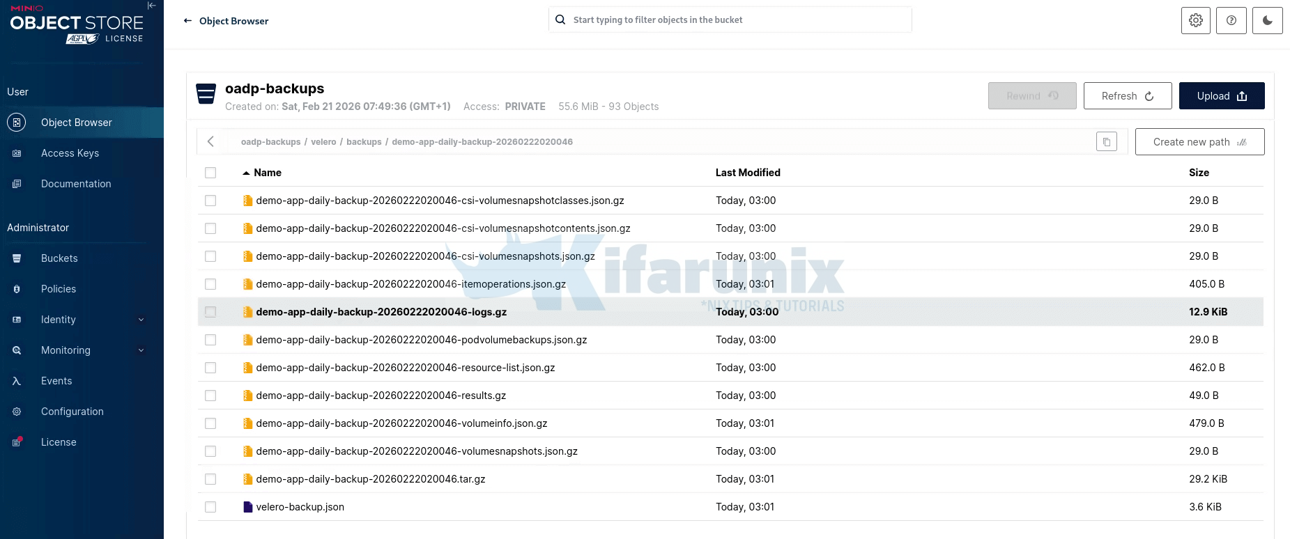 Restore and Validate Application Backups in OpenShift with OADP