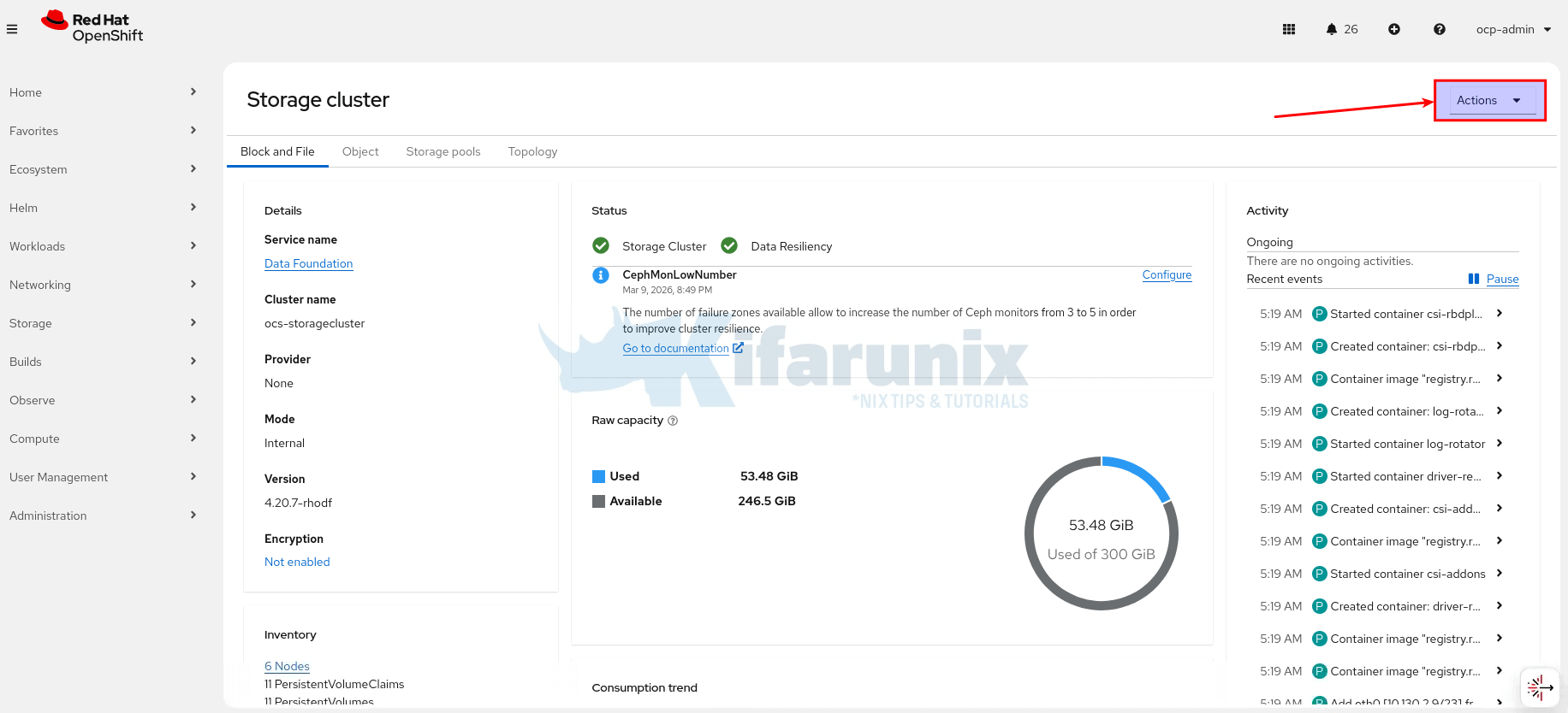 How to Migrate ODF from Worker Nodes to Dedicated Storage Nodes on OpenShift 4.x