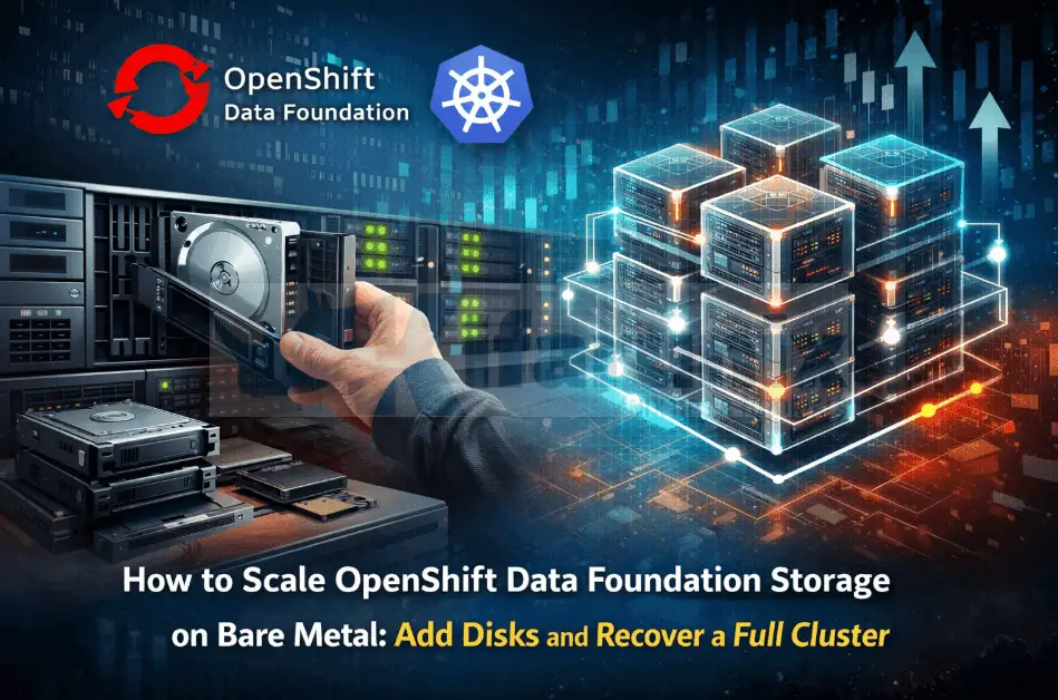 expand odf storage capacity add disk drives openshift