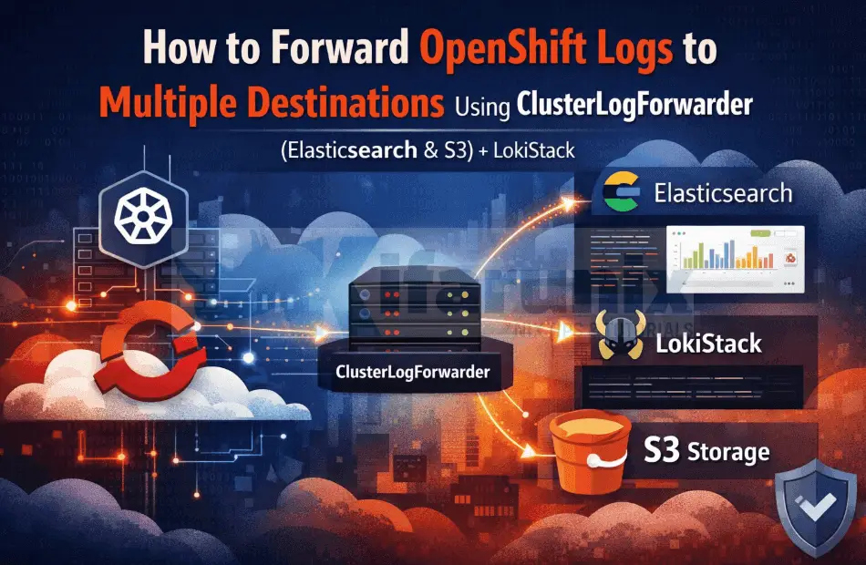 Forward OpenShift Logs to Multiple Destinations Using ClusterLogForwarder (Elasticsearch & S3) 1 Forward OpenShift Logs to Multiple Destinations Using ClusterLogForwarder (Elasticsearch & S3)
