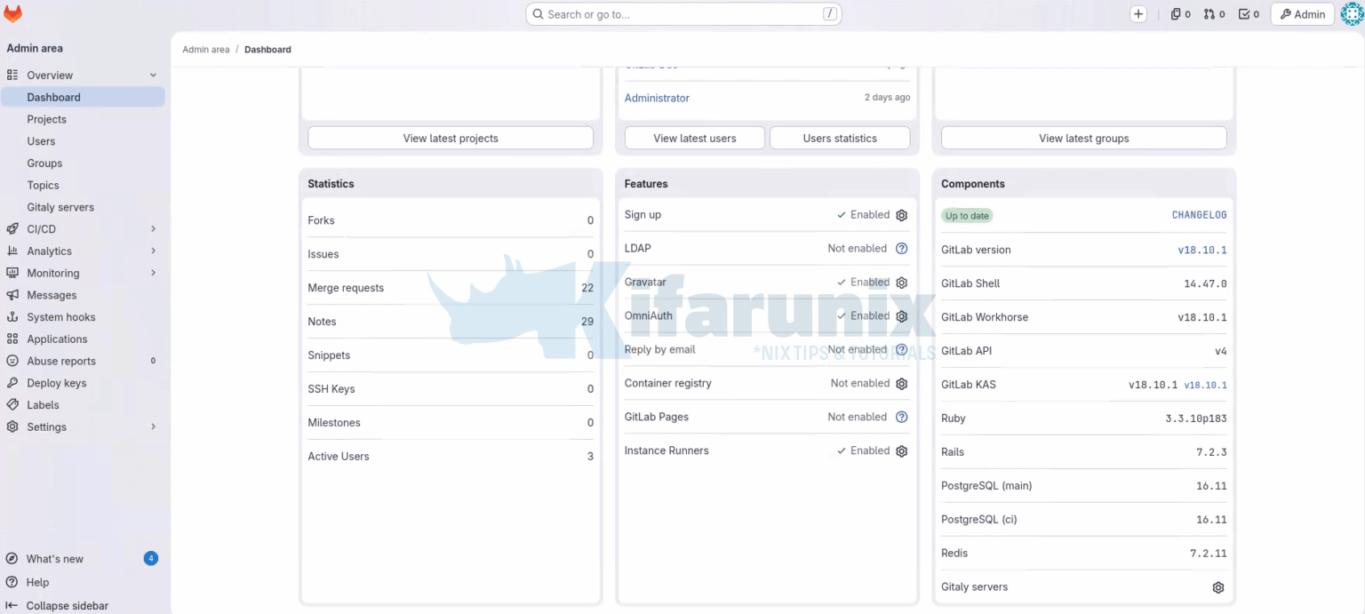 How to Install Gitlab on Debian 13 with SSL/TLS - kifarunix.com