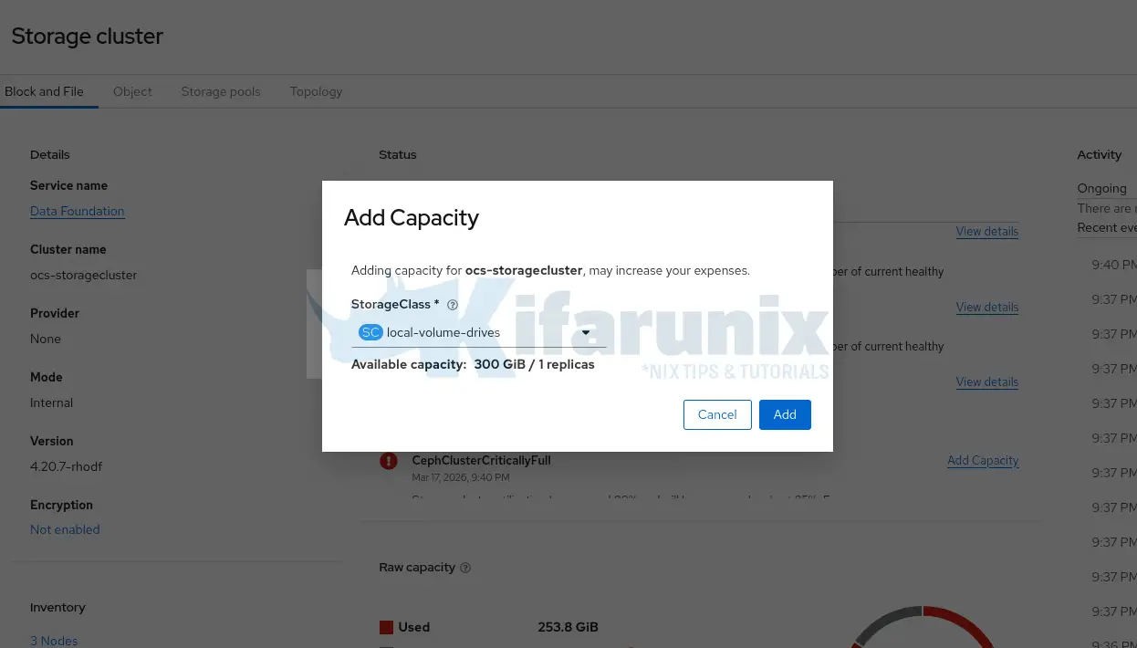 How to Scale OpenShift Data Foundation Storage on Bare Metal: Add Disks and Recover a Full Cluster