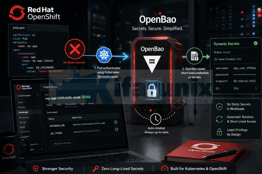 OpenBao Kubernetes Auth on OpenShift: Eliminate Static Secrets from Your Workloads