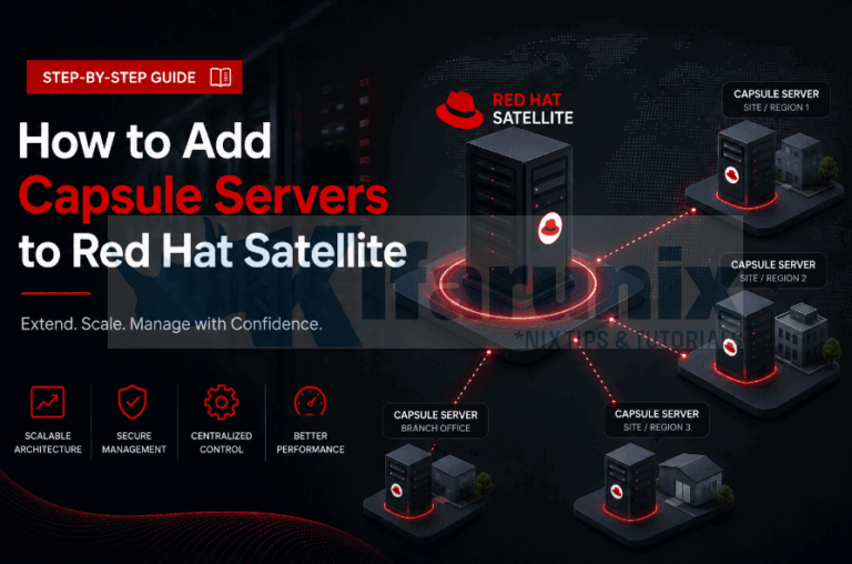 How to Add Capsule Servers to Red Hat Satellite: A Complete Step-by ...