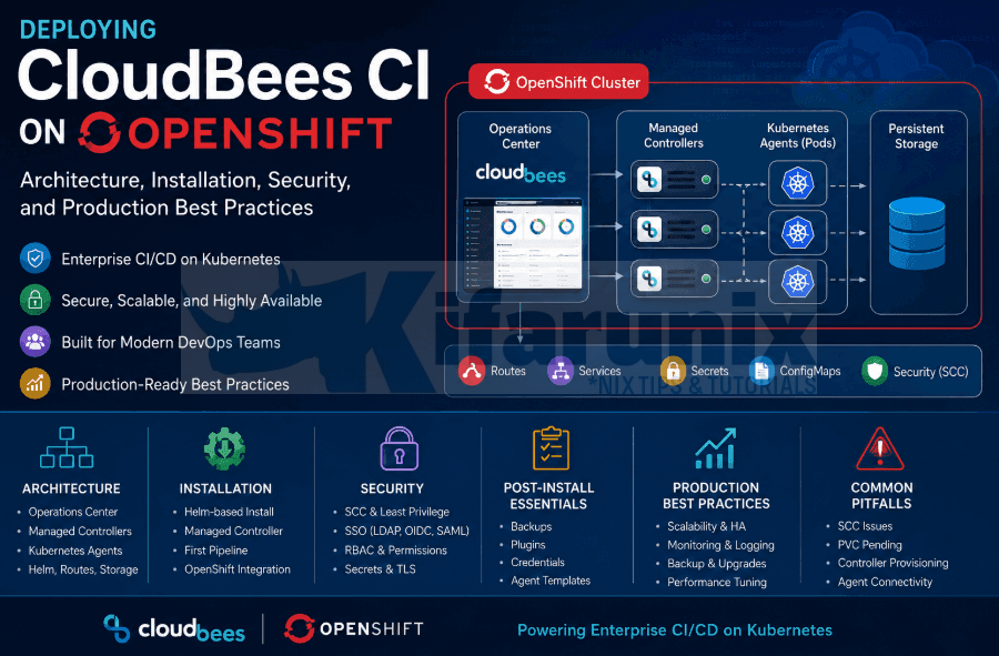 Deploying CloudBees CI on OpenShift: Architecture, Installation, Security, and Production Best Practices